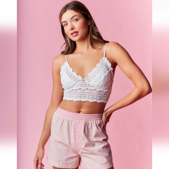 White Lace Bralette - Picture 3 of 5